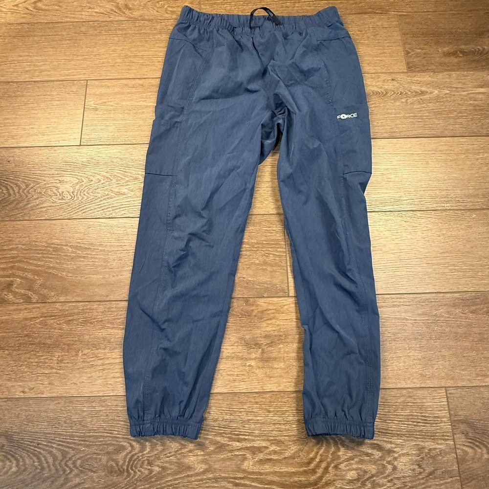 Carhartt Women's Force Cross-Flex Jogger Scrubs Blue Size L Pants Lightweight